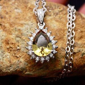 New Handcrafted Color Change Turkish Diaspore Pendant Sterling Silver